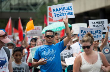 Fibonacci Blue, Free Our Future. Families Belong Together. Abolish ICE. March and Day of Action (cropped)