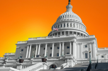 Illustration of the U.S. capitol building.