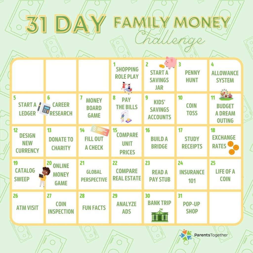 30 day money challenge