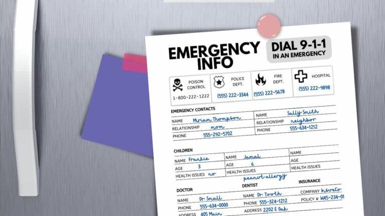 emergency-info-printables - ParentsTogether
