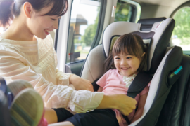 Toddler in car seat