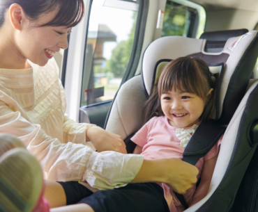 Toddler in car seat