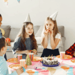 Kids at a birthday party