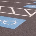 Handicapped parking spots