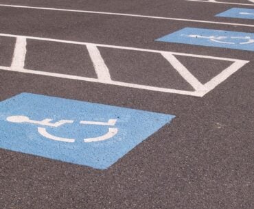Handicapped parking spots