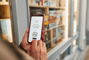 Person using cell phone