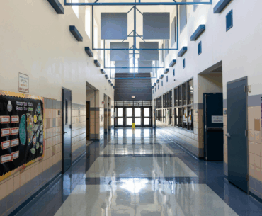 School hallway