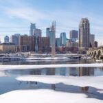 Minneapolis in winter
