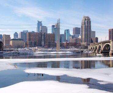 Minneapolis in winter