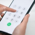 Dialing on a smartphone