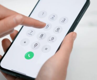 Dialing on a smartphone