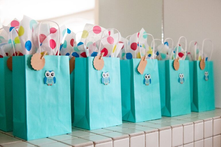 Birthday party goody bags