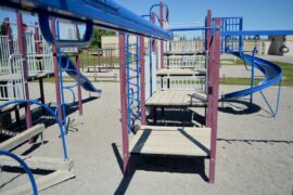 Playground on a sunny day
